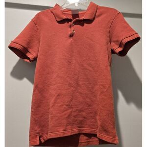 Zara Grandpa Ribbed Textured Polo Office Hamptons Beach Mens Size‎ Small